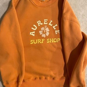 Aurelle orange sweatshirt size medium/small